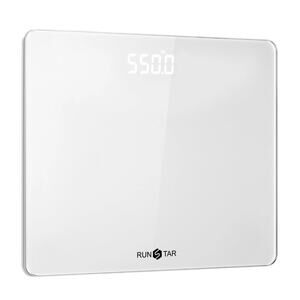 550lb Scale for Body Weight with Ultra-Wide Platform and Large LED Bezel-Less...